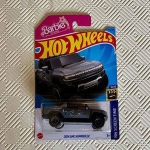 🌼2/$20 2024 Barbie The Movie GMC Hummer EV Hot Wheels